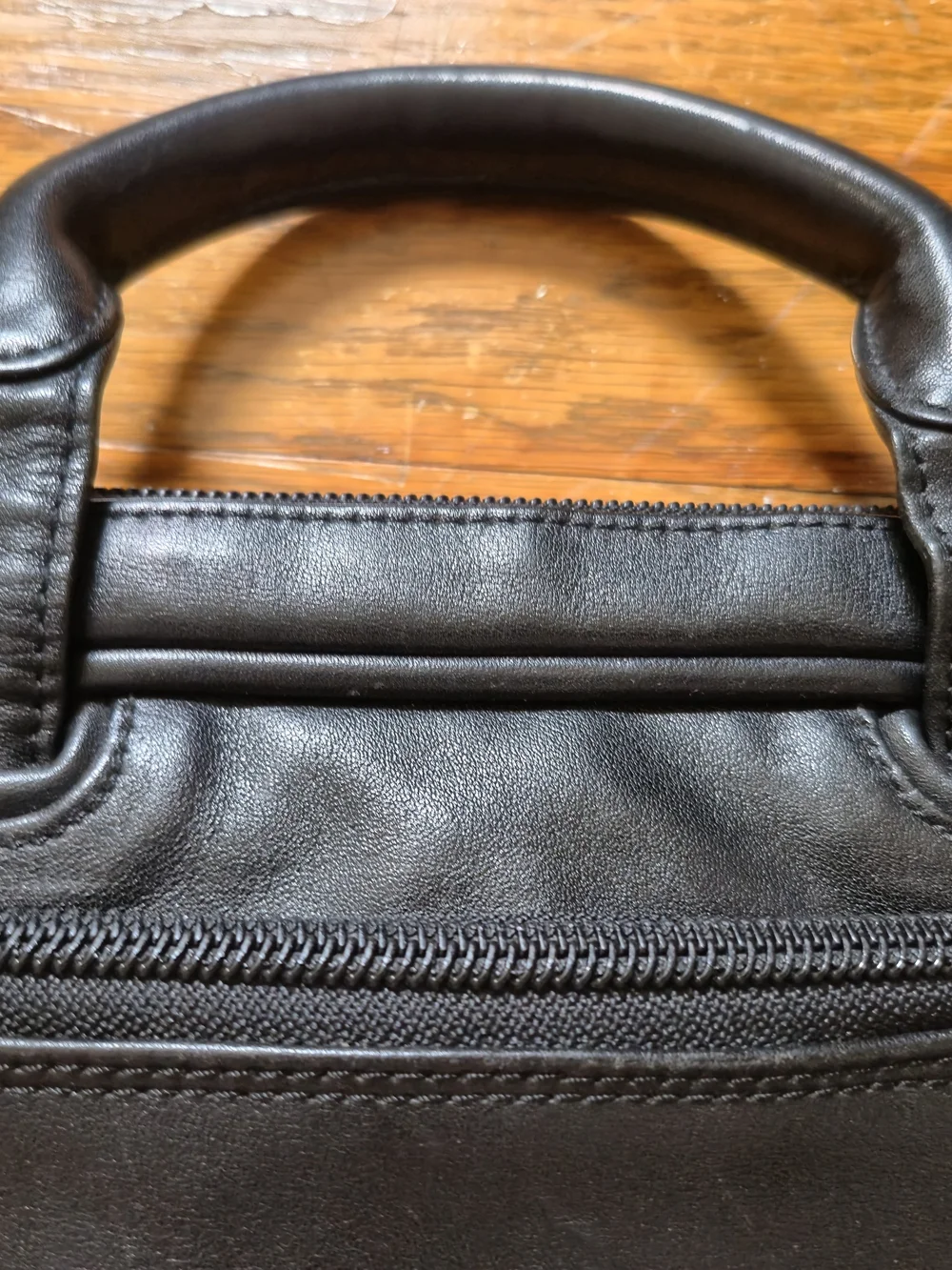 Tumi Black Men's Laptop Briefcase with Shoulder Strap